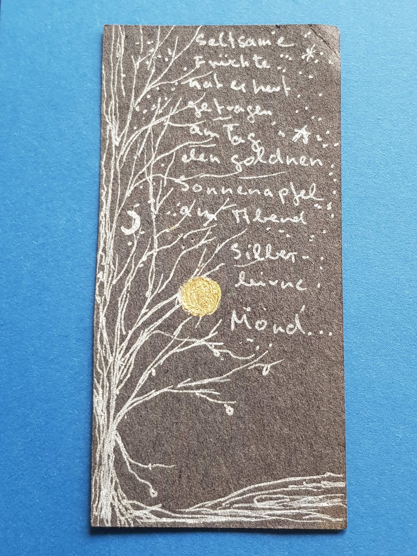 Aquarelle Titel Der Baum von Gisela Kentmann