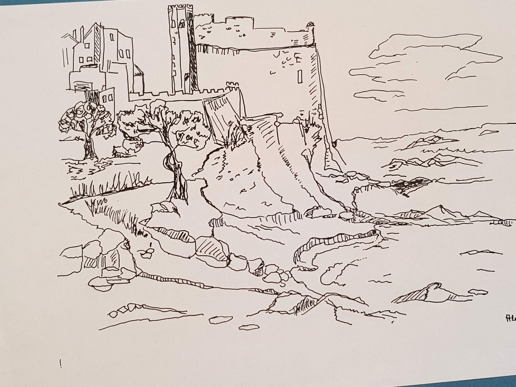 Graphik-von-Gisela-Kentmann-U Castello Nr.3